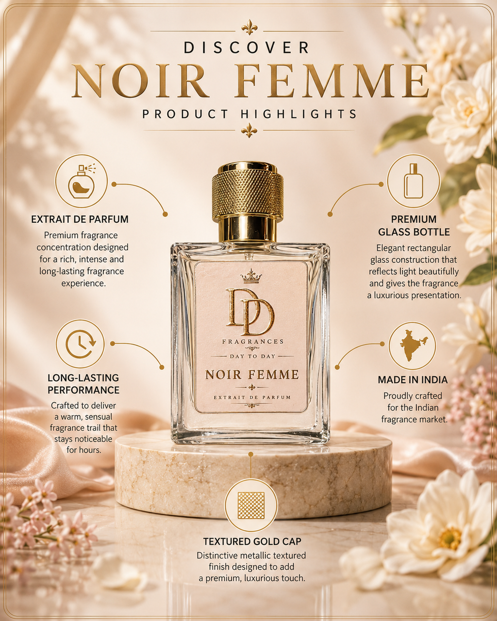 DD Noir Femme Extrait De Parfum (50ml)